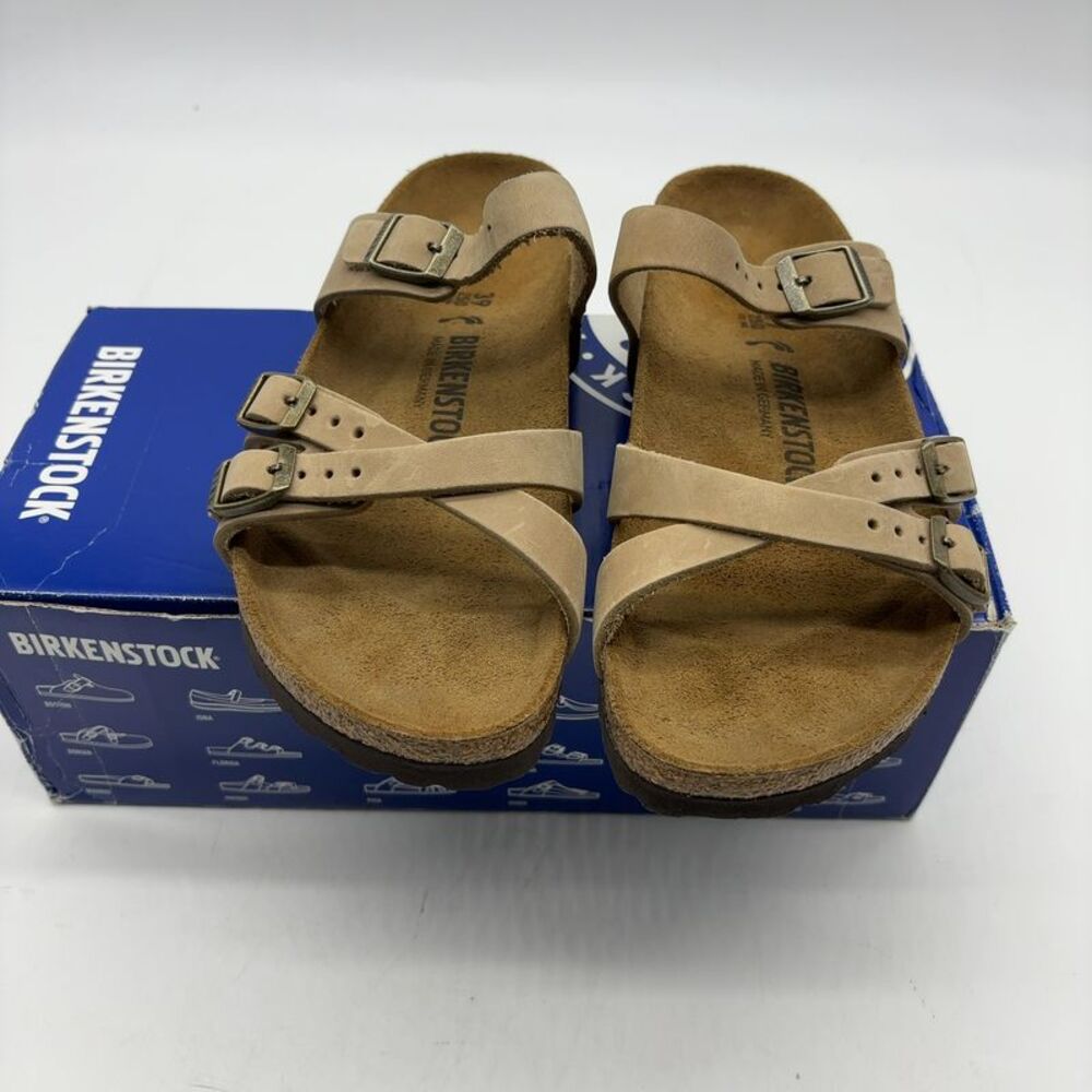 Birkenstock Franca Oiled Leather Sandal, Brown
